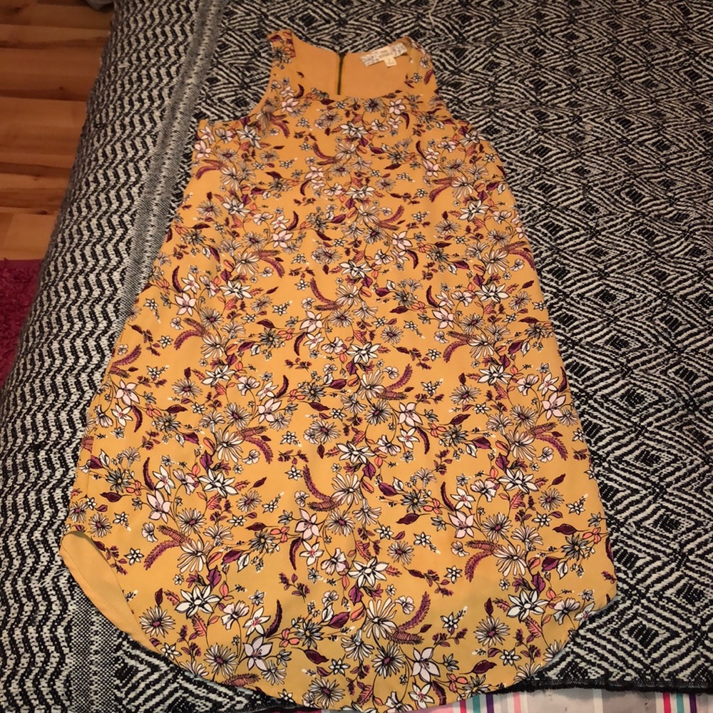 Yellow Casual Spring Dress